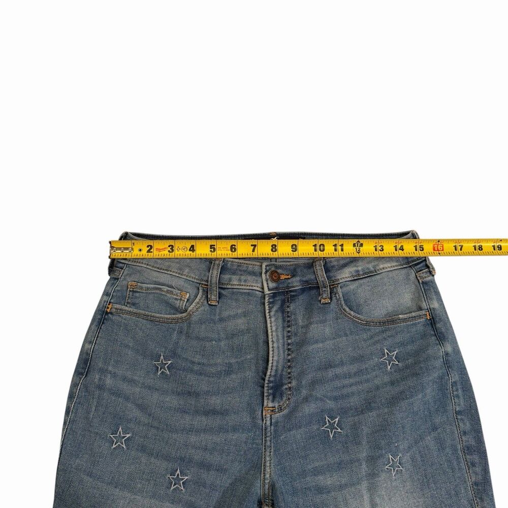 Hollister Jeans Curvy High Rise Crop Super Skinny Women’s Denim Stretch Size 13R - Picture 10 of 11